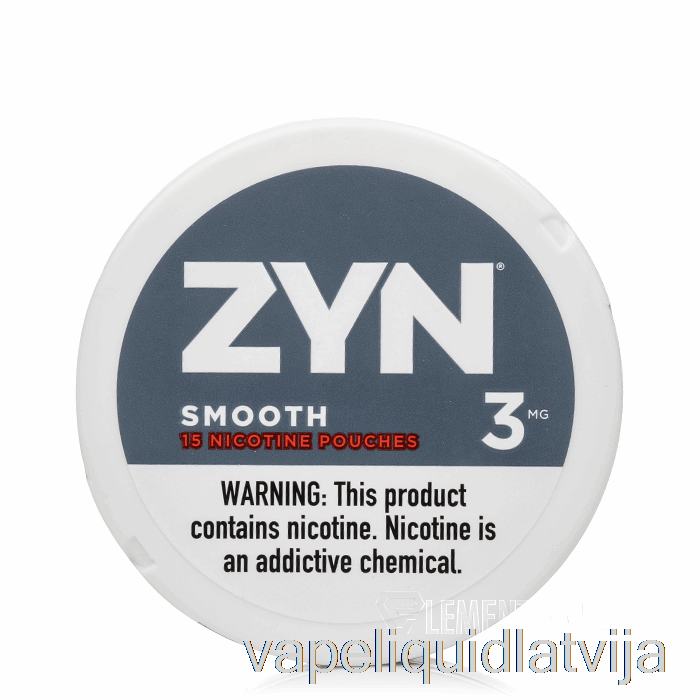 Zyn Nikotīna Maisiņi - Gluds 3mg Vape šķidrums